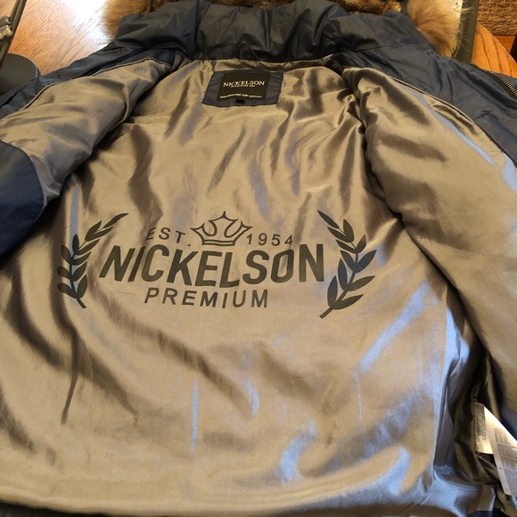 Nickelson genuine fur trim parka - European Designer Men’s Medium. Warm, stylish - Picture 7 of 13